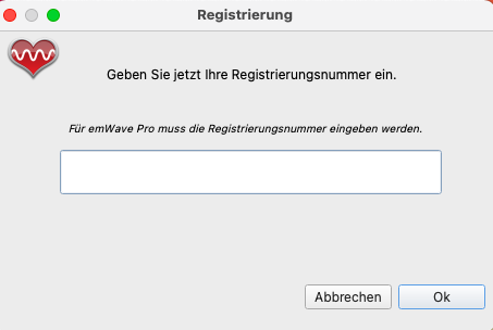 Registrierung